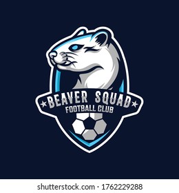 Beaver Sport Logo Design Vector