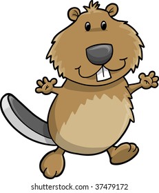 Beaver Vector Illustration