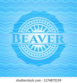 Beaver water representation badge.