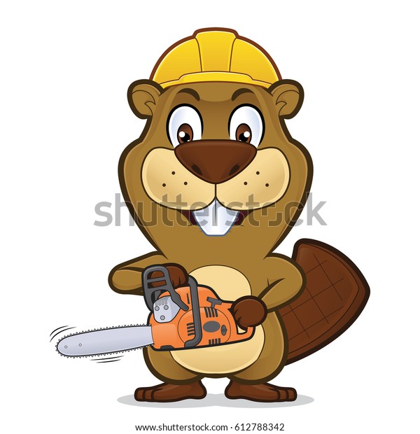 beaver wearing hat