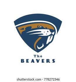 The Beavers Mascot Logo