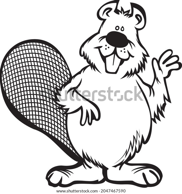 Beavers Mascot Logo Tshirts Stock Vector (Royalty Free) 2047467590 ...