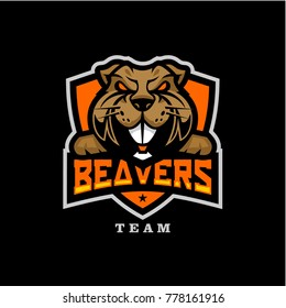 Beavers Team Mascot Logo