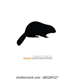 beaver.vector illustration.