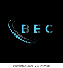 BEC letter logo creative design. BEC unique design.
