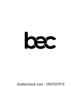 bec letter original monogram logo design