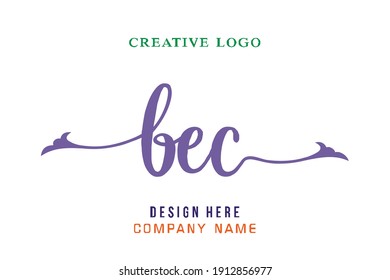 BEC lettering logo is simple, easy to understand and authoritative