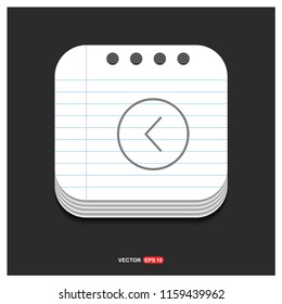 Beck arrow icon - Free vector icon