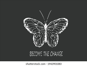 Become Change Vector Design Hand Drawn Stock Vector (Royalty Free ...