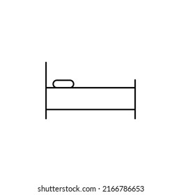 Bettwäsche, Einzimmerdusche, Symbol Vektorgrafik Illustration Logo Vorlage. Geeignet für viele Zwecke.