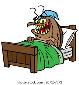 Bed Bug in Bed