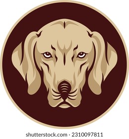 Bed Bug Dog (a Bed Bug Shaped like the nose of the Labrador Dog) Inspection Service Logo Design
