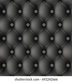 Bed cover made with leather material - grey color background design