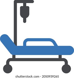 bed drip vector glyph colour icon