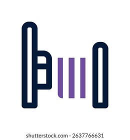 bed duotone icon. Sleek and modern vector icon for websites, mobile apps, marketing materials, and corporate design. Fully scalable and ready to use.