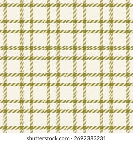 Bett Stoff Textur nahtlos, tattersall Tartan Check Textil. Kreativitätsvektor kariertes Hintergrundmuster in Leinen und alte Spitzen Farben Palette.