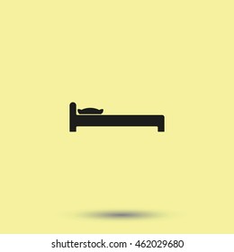 The bed icon. 