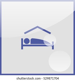 Bed Icon.