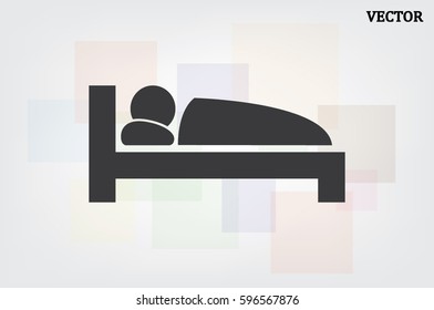 bed icon.