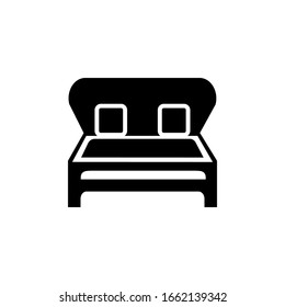 bed icon design, flat style icon collection