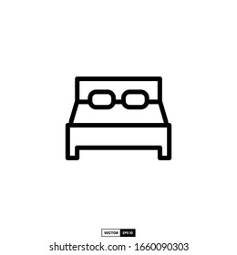 bed icon, design inspiration vector template for interface and any purpose