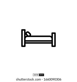 bed icon, design inspiration vector template for interface and any purpose