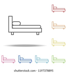 bed icon. Elements of Web in multi colored icons. Simple icon for websites, web design, mobile app, info graphics