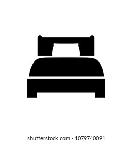 Bed Logo Symbol Hotel Business Logo Stock Vector (Royalty Free ...