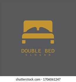 Bed icon, Furniture Vector illustration, flat design.