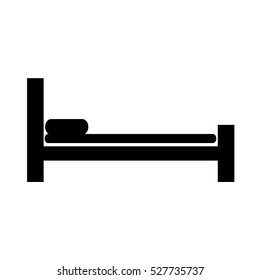 bed icon illustration design