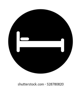 Bed icon illustration design
