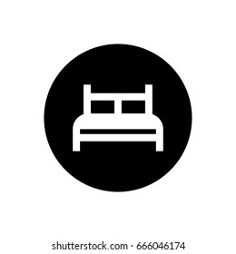 bed icon illustration isolated vector sign symbol