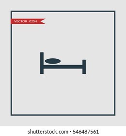 bed icon illustration vector, can be used for web and mobile