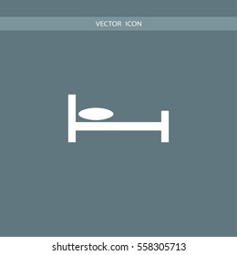 bed icon illustration vector, can be used for web and mobile.