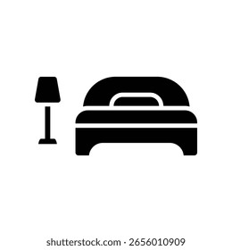 Icono de cama ilustración Vector diseño Plantilla