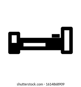 bed icon isolated sign symbol vector illustration - high quality black style vector icons
