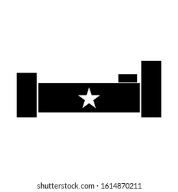 bed icon isolated sign symbol vector illustration - high quality black style vector icons

