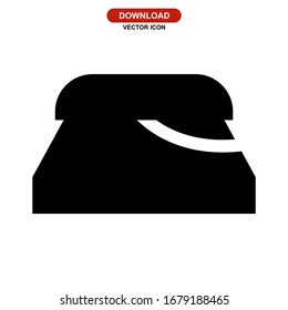 bed icon or logo isolated sign symbol vector illustration - high quality black style vector icons
