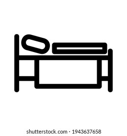 bed icon or logo isolated sign symbol vector illustration - high quality black style vector icons
 - Shutterstock ID 1943637658