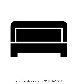 bed icon or logo isolated sign symbol vector illustration - high quality black style vector icons

