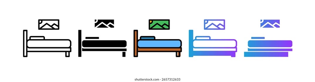 Ilustração de vetor múltiplo do ícone de base