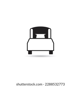 icono de cabecera en la ilustración del vector de fondo blanco