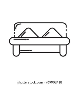 bed icon outline