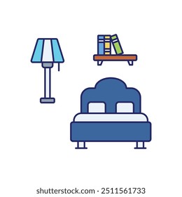 Bed icon ready to use vector illustration