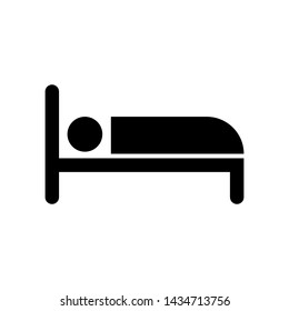 Bed icon sign. Vector eps10