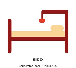 bed icon signs