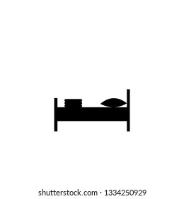 bed icon vector