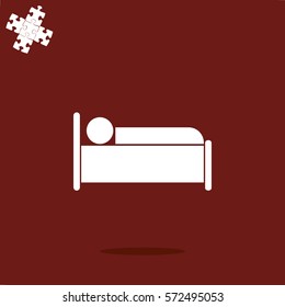 Bed Icon Vector