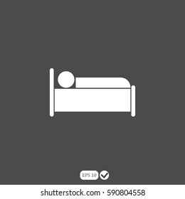 Bed Icon Vector