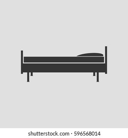 bed icon vector